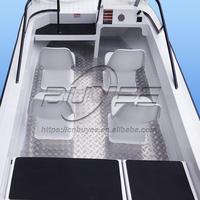 Mini petit bateau de vitesse de sport en aluminium de 14,8 pieds Bateau de vitesse de loisirs de qualité supérieure Bateau de vitesse à bas prix