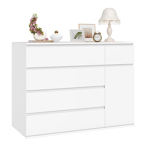 <span class=keywords><strong>Commode</strong></span> moderne en bois avec grands tiroirs, meuble de chambre à coucher en panneaux de particules (PB) - Product Image 1