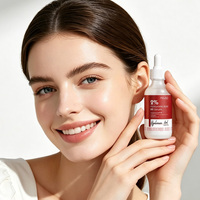 Sérum Visage Hydratant Anti-Âge à l'Acide Hyaluronique, Réparateur, Éclaircissant, Apaisant, Soin de la Peau, Marque Privée