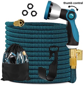 Manguera de Jardín Mágica Extensible Ligera en Oferta, Manguera de Goma Flexible Anticorrosión Enrollable, 10 Modos de Rociado - Product Image 5