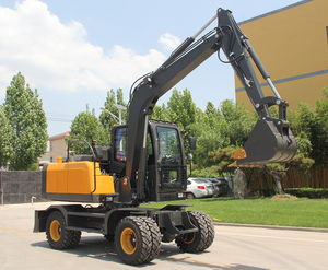 Excavadora de Ruedas Nueva HAIJU 4WD HJW75, Peso 7 Toneladas, Potencia Nominal 62.5kw, Gran Fuerza de Excavación, Duradera, Adecuada para Trabajos de Construcción - Product Image 5