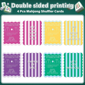 Wholesale Custom Mahjong Shuffler Cards Manufacturer <b>Plastic</b> <b>Tile</b> Mixer Set Private Label - Product Image 5