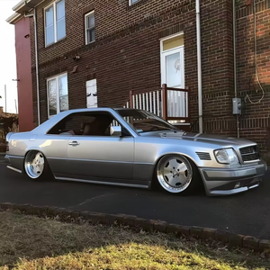 Kit carrosserie avec pare-chocs avant et arrière, jupes latérales, aileron, adapté aux modèles <span class=keywords><strong>Mercedes</strong></span> Benz <span class=keywords><strong>Classe</strong></span> E S124 W124 AMG à partir de 1995. - Product Image 2