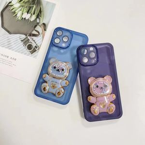 Custodia per telefono simpatico orso per <span class=keywords><strong>iphone</strong></span> 14 pro max 13 12 <span class=keywords><strong>11</strong></span> <span class=keywords><strong>cover</strong></span> <span class=keywords><strong>trasparente</strong></span> per cellulare <span class=keywords><strong>con</strong></span> cavalletto accessori para celular - Product Image 6