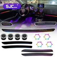 Kit d'éclairage ambiant dynamique à LED 64 couleurs SJC pour Audi A3/S3 2013-2020 conduite à droite 8V, accessoires décoratifs intérieurs