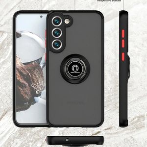 Téléphone portable porte-anneau coque de téléphone pour <span class=keywords><strong>Samsung</strong></span> S24 S23 S22 plus <span class=keywords><strong>S21</strong></span> <span class=keywords><strong>Ultra</strong></span> FE <span class=keywords><strong>support</strong></span> de <span class=keywords><strong>voiture</strong></span> magnétique béquille en métal Combo couverture arrière - Product Image 1