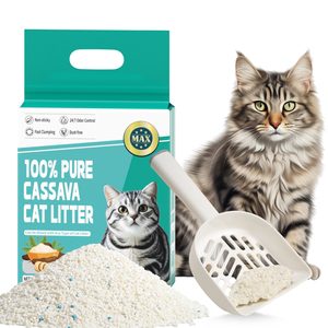 Échantillon gratuit de litière pour chat Tapioca <span class=keywords><strong>Sable</strong></span> OEM / ODM <span class=keywords><strong>Prix</strong></span> de gros d'usine Litière pour chat au manioc agglomérante forte - Product Image 5