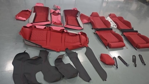 Fundas de Asiento Delanteras de Cuero de Lujo Impermeables para Auris, Avensis, Land Cruiser 100, C-HR, Transpirables para Todas las Estaciones, Juego Completo - Product Image 4