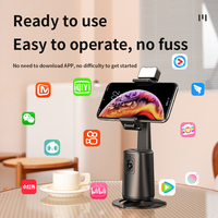Support de téléphone intelligent à suivi automatique du visage, stabilisateur de cardan à 360 degrés, trépied pour téléphone, support de photographie mobile, bâton à selfie