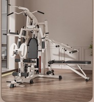 Nouvelle Station de Musculation Tout-en-un 3 Personnes 2026 avec Presse à Jambes, Équipement de Fitness Multifonctionnel pour la Force