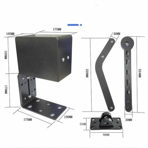 Ngoài trời thông minh tự động mở cửa điều khiển từ xa kiểm soát truy cập cảm ứng điện Swing Gate nhà điều hành - Product Image 3