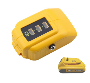 Adaptador DCB091 con salida de 12V CC e interfaz USB de 5V para Dewalts Adaptador de cargador de fuente de alimentación USB recargable de 20V - Product Image 5