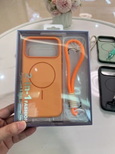 Nueva <span class=keywords><strong>funda</strong></span> de teléfono magnética fuerte de alta calidad para <span class=keywords><strong>iPhone</strong></span> 17 Air 16 15 14 <span class=keywords><strong>13</strong></span> 11 <span class=keywords><strong>Pro</strong></span> Max Back Mobile <span class=keywords><strong>con</strong></span> <span class=keywords><strong>cuerda</strong></span> de cadena de paquete al por menor - Product Image 3
