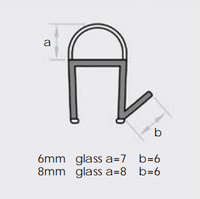 Tira de sellado impermeable transparente de moda moderna, sello lateral para bañera, protector de borde a prueba de fugas para accesorios de ventana de puerta