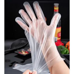50 pièces/paquet, gants jetables en CPE, imperméables, résistants à l'huile, épais, pour barbier, salon de beauté, cuisine, alimentation - Product Image 3