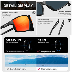 Gafas <span class=keywords><strong>de</strong></span> <span class=keywords><strong>Sol</strong></span> Deportivas <span class=keywords><strong>de</strong></span> Diseño con <span class=keywords><strong>Lentes</strong></span> Polarizadas <span class=keywords><strong>de</strong></span> Espejo, Gafas <span class=keywords><strong>de</strong></span> <span class=keywords><strong>Sol</strong></span> <span class=keywords><strong>para</strong></span> Ciclismo, Gafas <span class=keywords><strong>de</strong></span> <span class=keywords><strong>Sol</strong></span> <span class=keywords><strong>para</strong></span> Correr, Gafas <span class=keywords><strong>de</strong></span> Seguridad <span class=keywords><strong>para</strong></span> Pickleball, Logotipo Personalizado - Product Image 5