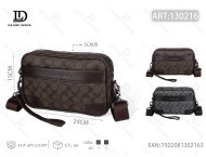 Borsa per fotocamera Td 3 in 1, custodia per attrezzatura digitale in pelle sintetica in microfibra, stile classico, chiusura con cerniera da 7 pollici - Product Image 1