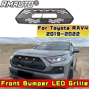 Grilles de radiateur de course avant pour Toyota RAV4 2019-2022 Édition Adventure, Grille de pare-chocs avant de course, Accessoires automobiles - Product Image 2
