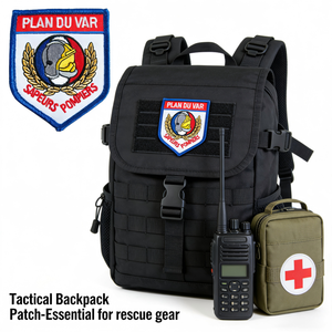 Patch brodé thermocollant personnalisable Plan du <span class=keywords><strong>Var</strong></span> pour pompiers, vente en gros, pour uniformes, équipements et accessoires DIY - Product Image 1