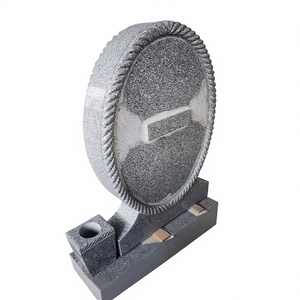 Monuments funéraires traditionnels américains en granit, statues de pierres tombales avec garantie d'un an - Product Image 2