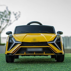 Coche Eléctrico de Plástico para <span class=keywords><strong>Niños</strong></span>, <span class=keywords><strong>Niños</strong></span> y Niñas, Cuatro Ruedas, Control Remoto, Música, Batería Recargable, Juguete para <span class=keywords><strong>Niños</strong></span>. - Product Image 3