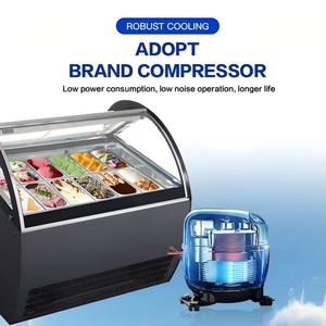 Personalizzazione commerciale del logo di dimensioni Multi disco frigorifero Gelato adatto per centri commerciali e caffetterie - Product Image 4
