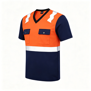 Shirt Work Wear Long Sleeve Reflective Mens Safety Shirts - Product Image 2