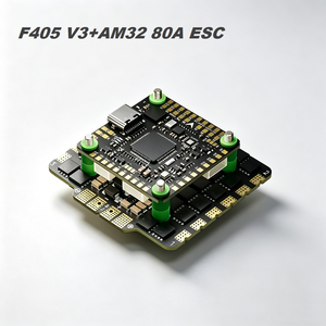 แผงควบคุมการบิน V3 STM32F405มี80A เอฟซี + AM32 BLHeli_S แผงควบคุมการบิน DShot1200 3-6วินาทีแผงควบคุมการบิน AIO สำหรับโดรน FPV ขนาด5นิ้ว - Product Image 1