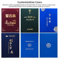 Carpeta Porta Diplomas de Terciopelo Color Granate, Funda Personalizada para Diplomas de Terciopelo Negro Bosque, Carpeta de Terciopelo Azul Marino