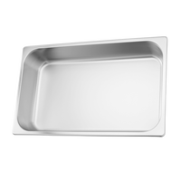 Cuisine Restaurant Ustensiles Hôtel Buffet 1/1 Taille En Acier Inoxydable Standard Conteneur De Stockage Des Aliments GN Pan