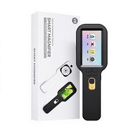 Handheld Electronic Magnifier 16 LED Lights 500x Magnification Optical Glass Lens Metal ABS Construction Used Repair PCB
