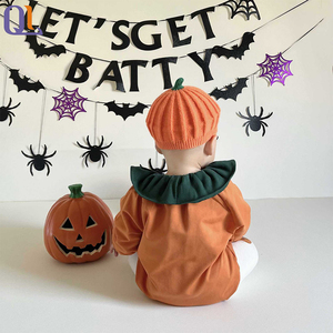2 Pie Newborn <strong>Toddler</strong> Baby Girl <strong>Boy</strong> <strong>Halloween</strong> Pumpkin <strong>Costumes</strong> Cute Hooded Romper Jumpsuit Outfit Clothes - Product Image 5