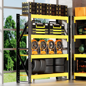 Étagère réglable en acier de 79 pouces, étagères de rangement robustes pour chambre à coucher, <span class=keywords><strong>garage</strong></span> - Product Image 6