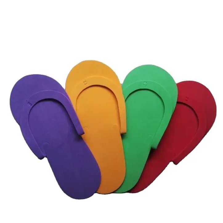 EVA material spa slipper hotel disposable flip flop nail pedicure slippers