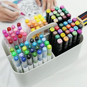 Caja organizadora de escritorio con asa, compartimento multifuncional para suministros de oficina, herramienta cosmética, organización de escritorio - Product Image 3