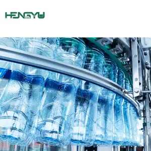 Hengyu 2024 OEM Máquina de enchimento automática de garrafas PET de água mineral Linha de produção Máquina de enchimento de água para plantas