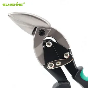 SUNSHINE 10 Inch Heavy Duty Aviation Snips Tin Cutting Shears Metal Sheet Cutter for Cutting Metal Sheet