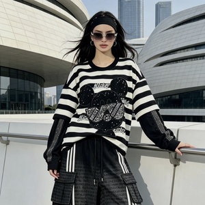 6806/FANMAJIALIE Nuova Collezione T-shirt <span class=keywords><strong>Donna</strong></span> Mickey Girocollo Ampia in Cotone Stampata Stile Street Fashion - Product Image 3