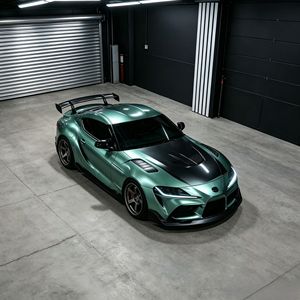 Vinilo Metalizado Verde Río para Envolver, Película de PET Anti-Amarilleo para la Transformación Diaria del Exterior del Automóvil - Product Image 4
