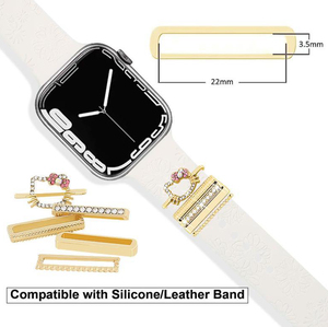 Clous décoratifs, breloques et anneaux en acier inoxydable HUANLONG, ornements pour bracelet de montre connectée - Product Image 6