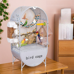 Cages à oiseaux professionnelles à double reproduction avec séparateur et mangeoire, cage à canaris, cage à oiseaux <span class=keywords><strong>d</strong></span>'amour, acier inoxydable, <span class=keywords><strong>prix</strong></span> de gros, taille personnalisée - Product Image 1