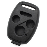 Carcasa de Llave Remota para Auto de Buena Calidad, 4 Botones, Sin Llave Plana, Sin Chip, Carcasa de Repuesto para Reparación
