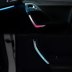 Kit d'éclairage ambiant LED pour voiture SJC pour <span class=keywords><strong>Peugeot</strong></span> <span class=keywords><strong>2008</strong></span> 2014-2019, intérieur automobile, symphonie de 64 couleurs, <span class=keywords><strong>accessoires</strong></span> décoratifs dynamiques - Product Image 3