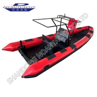 Bateau pneumatique semi-rigide (RIB) de 8,7 m avec coque en aluminium robuste en Hypalon