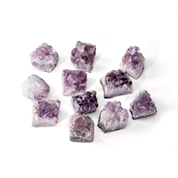 Nature rock gros trésor améthyste grappe rose quartz fer pyrite pierre collection