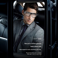 Gafas Inteligentes para Conducir con Cámara HD de 400W y 8MP, Control Táctil y por Botones VX18, Música, Llamadas, Grabación de Audio, Fotos y Videos