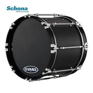 Fût de batterie en fibre de carbone pour <span class=keywords><strong>grosse</strong></span> <span class=keywords><strong>caisse</strong></span>, tambour de marche professionnel pour fanfare, diverses tailles avec cadre arrière - Product Image 3