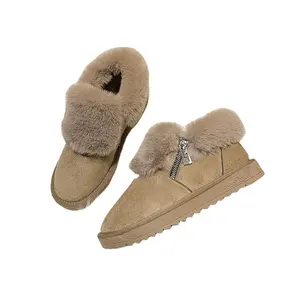 廉价批发女性时尚保暖冬季橡胶靴最新雪地靴