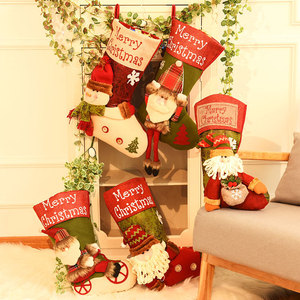 Nuevas Bolsas de Regalo Navideñas JIAXUN de China, Bolsas Grandes y Pequeñas para Dulces, Decoraciones Navideñas de Tela con Dibujos Animados, Venta al Por Mayor - Product Image 3