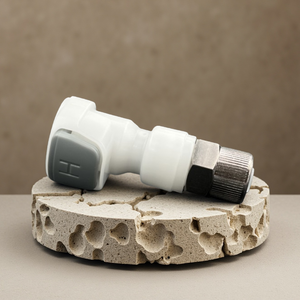 6.4 मिमी 9.5 मॉमॉड ट्यूबिंग नली बार्ब ptf त्वरित डिस्कनेक्ट होज ट्यूब कूलिंग पैनल माउंट बुलकेहेड न्यूमेटिक त्वरित फिटिंग - Product Image 1